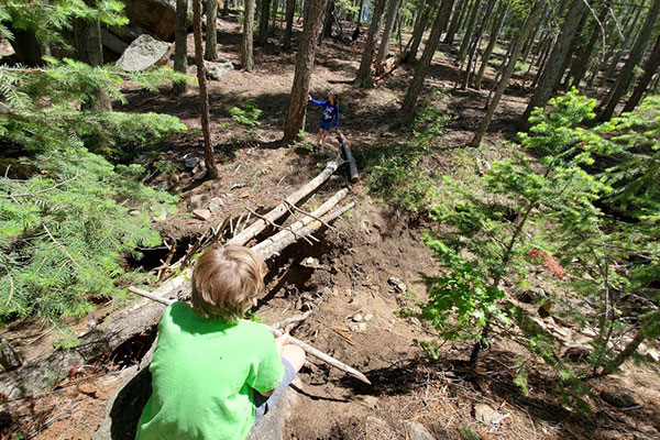 Outdoor forest time at Cheyenne Mountain Zoo EdVenture programs