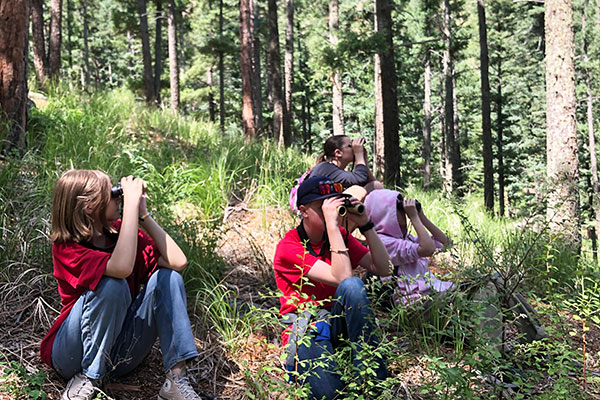 Outdoor School Naturalists in nature